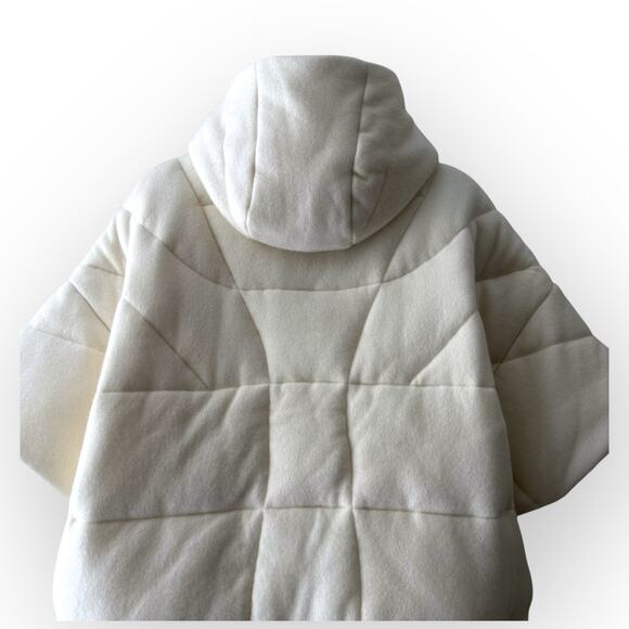 Naked Cashmere Patti Puffer Hooded Jacket Size XS/S, Ecru - Picture 8 of 16